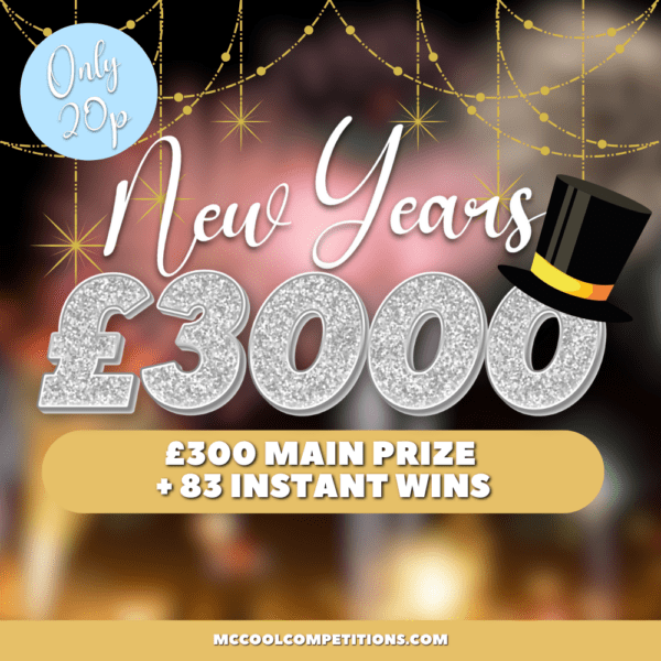 £3000 New Years (x83 Instant Wins)